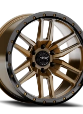Rough Country Torque Pritchett Wheel - Bronze with Black Lip, 20x9, 6x5.5, -12mm, Fits Multiple Models                                     - TW411C-20908407-12 - Image 2
