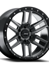 Rough Country Torque Pritchett Wheel 20x9 6x5.5 -12mm Anthracite Black Lip for Chevy, GMC, Ford, Jeep                                     - TW411C-20908412-12 - Image 2