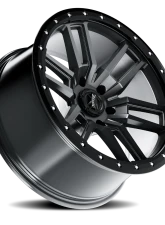 Rough Country Torque Pritchett Wheel 20x9 6x5.5 -12mm Anthracite Black Lip for Chevy, GMC, Ford, Jeep                                     - TW411C-20908412-12 - Image 3