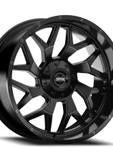 Rough Country Torque Vortex Wheel 20x9 6x5.5 -12mm Satin Black for Cadillac, Ford, GMC, Toyota                                     - TW427C-20903504-12 - Image 2