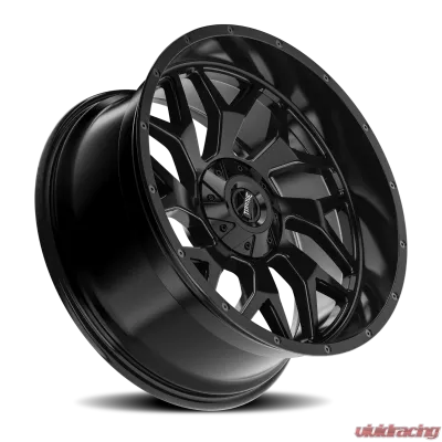 Rough Country Torque Vortex Wheel 20x9 6x5.5 -12mm Satin Black for Cadillac, Ford, GMC, Toyota - TW427C-20903504-12