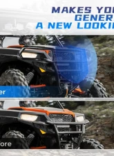 Kemimoto Front Upper Bumper Polaris General XP 1000 / 4 1000                                     - B0101-01801BK - Image 2