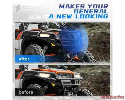 Kemimoto Front Upper Bumper Polaris General XP 1000 / 4 1000 - B0101-01801BK