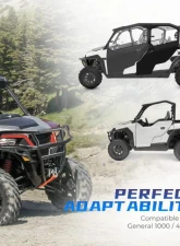 Kemimoto Front Upper Bumper Polaris General XP 1000 / 4 1000                                     - B0101-01801BK - Image 6