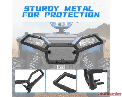 Kemimoto ATV Front Bumper Polaris Sportsman 850 / XP 1000 2017-2022 - B0101-01901BK