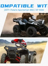 Kemimoto ATV Front Bumper Polaris Sportsman 850 / XP 1000 2017-2022                                     - B0101-01901BK - Image 6