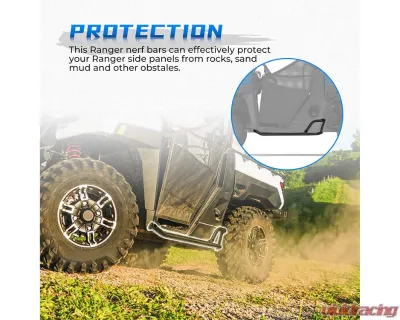 Kemimoto Ranger Nerf Bars Rock Sliders2 Ranger XP 1000 2018+ - B0101-02201BK