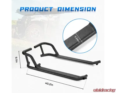 Kemimoto Ranger Nerf Bars Rock Sliders2 Ranger XP 1000 2018+ - B0101-02201BK