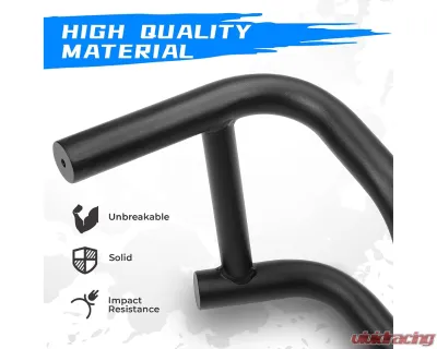 Kemimoto Nerf Bars Rock Sliders Polaris Ranger Crew XP 1000 2019+ - B0101-02301BK