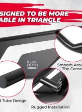 Kemimoto Tree Kickers Nerf Bars Rock Sliders CFMOTO Zce 950 Sport / HO Sport / HO EX                                     - B0101-03401BK - Image 3