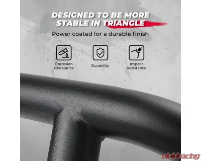 Kemimoto Rear Bumper Brush Guard CFMOTO Zce 950 Accessories - B0101-03801BK