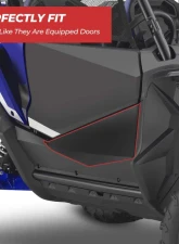 Kemimoto Lower Door Panels Bottom Insert Honda Talon 1000X | 1000R | 1000X-4 2 Dr 2019-2022                                     - B0102-00901BK - Image 3