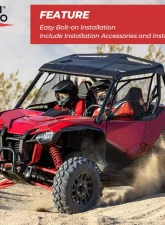 Kemimoto Lower Door Panels Bottom Insert Honda Talon 1000X | 1000R | 1000X-4 2 Dr 2019-2022                                     - B0102-00901BK - Image 5