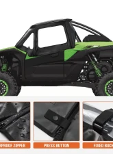 Kemimoto Soft Upper Door Set Kawasaki Teryx 1000 2020-2023                                     - B0102-02001BK - Image 4