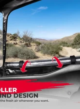 Kemimoto Soft Upper Doors Kit Kawasaki Teryx KRX 1000                                     - B0102-02002BK - Image 4