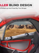 Kemimoto Soft Cab Enclosures Upper Door / Upper Windows Can-am Maverick X3                                     - B0102-02201BK - Image 3