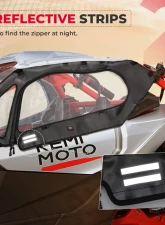 Kemimoto Soft Cab Enclosures Upper Door / Upper Windows Can-am Maverick X3                                     - B0102-02201BK - Image 4