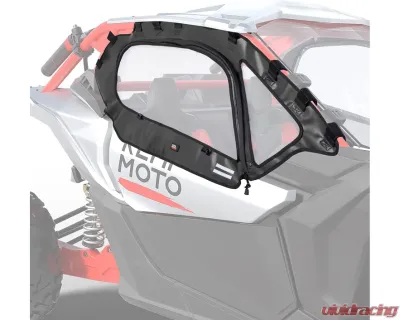 Kemimoto Soft Cab Enclosures Upper Door / Upper Windows Can-am Maverick X3 - B0102-02201BK