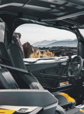 Kemimoto Soft Door / Upper Windows Water-resistant Windshield Polaris RZR XP 1000/XP 2014+                                     - B0102-02501BK - Image 7