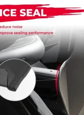 Kemimoto Aluminum Lower Doors Inserts Cfmoto Zce 950                                     - B0102-02701BK - Image 4
