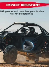 Kemimoto Lower Door Panels Insert Kit Polaris RZR 2020-2023                                     - B0102-02901BK - Image 3
