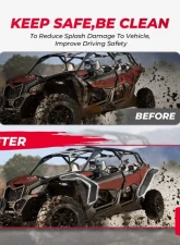 Kemimoto Upgraded Extended Fender Flares Can-Am Maverick X3 / X3 Max                                     - B0103-00202BK - Image 2