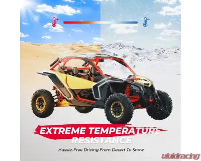 Kemimoto Upgraded Extended Fender Flares Can-Am Maverick X3 / X3 Max - B0103-00202BK