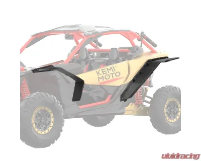 Kemimoto Upgraded Extended Fender Flares Can-Am Maverick X3 / X3 Max - B0103-00202BK