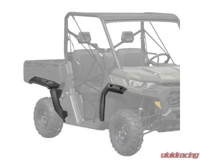 Kemimoto Fender Flare Front | Rear Extended Mud Guards Can Am Defender - B0103-01001BK