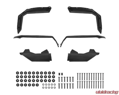 Kemimoto Fender Flare Front | Rear Extended Mud Guards Can Am Defender - B0103-01001BK