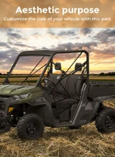 Kemimoto Fender Flare Front | Rear Extended Mud Guards Can Am Defender                                     - B0103-01001BK - Image 7