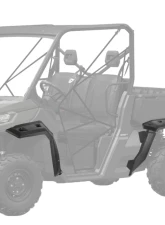 Kemimoto Fender Flare Front | Rear Extended Mud Guards Can Am Defender                                     - B0103-01001BK - Image 10
