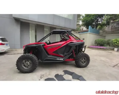 Kemimoto Fender Flares / Mud Flaps Kit Polaris RZR PRO XP 2020-2023 - B0103-01301BK