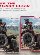 Kemimoto ATV Fender Flares Polaris Sportsman 850 | XP 1000 2017-2021                                     - B0103-02001BK - Image 3