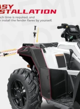 Kemimoto ATV Fender Flares Polaris Sportsman 850 | XP 1000 2017-2021                                     - B0103-02001BK - Image 5