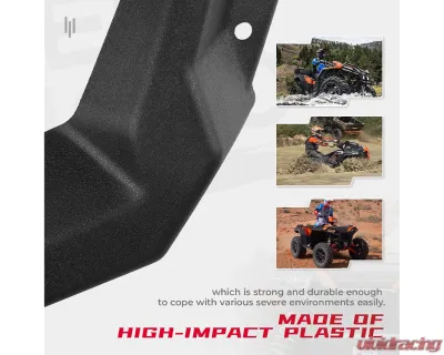 Kemimoto ATV Fender Flares Polaris Sportsman 850 | XP 1000 2017-2021 - B0103-02001BK