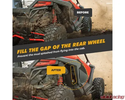Kemimoto Fender Flares Accessories Polaris RZR PRO XP | RZR PRO R 2020-2023 - B0103-02201BK