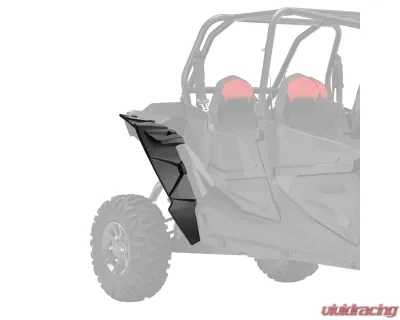 Kemimoto Rear Fender Flares Extended Full Mud Guards Polaris RZR - B0103-02401BK