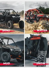 Kemimoto 2 Piece Fender Flare Set / Heavy-Duty Rear Fender FlaresPolaris RZR PRO R 2022-2023                                     - B0103-03301BK - Image 7