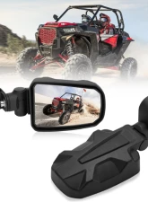 Kemimoto Adjustable Side View Convex Mirror1.75" Roll Cage Honda Pioneer 1000                                     - B0106-01801BK-HD - Image 2