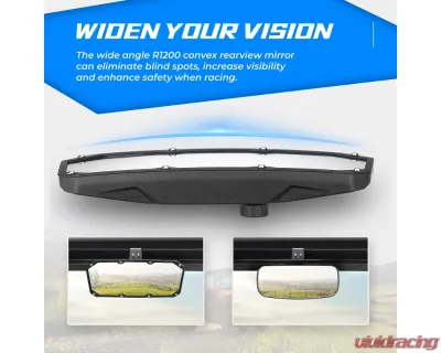 Kemimoto Rear View Mirror Polaris Ranger 500 / 570 / 900 XP S / 1000 XP - B0106-03403BK