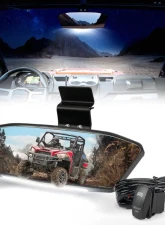 Kemimoto UTV Rear View Mirror w/ LED Light Polaris Ranger / Defender 2015-2023                                     - B0106-03604BK - Image 7
