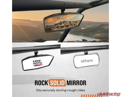 Kemimoto UTV Rear View Mirror Can Am Maverick Trail / Sport 715004924 - B0106-04502BK