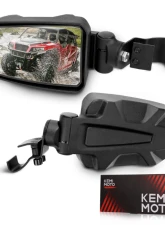 Kemimoto Side Mirrors Polaris Ranger / Can-am Defender / Maverick Trail                                     - B0106-06201BK - Image 9