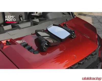 Kemimoto UTV Side Mirrors Polaris Ranger / Can-am Trail / Defender 2014-2023 - B0106-07101BK