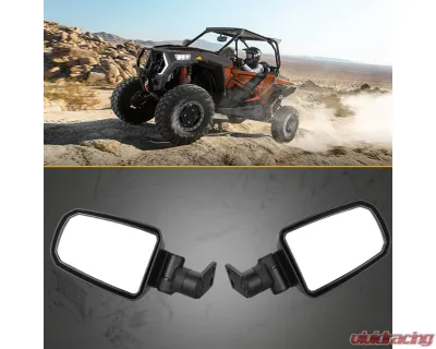 Kemimoto Folding Side Mirrors Polaris RZR XP 900 1000 - B0106-07201BK