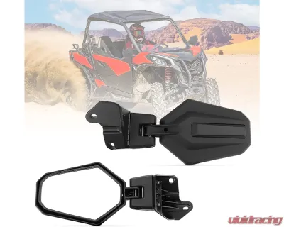 Kemimoto Side Mirror / Adjustable Folding Offroad Mirror Maverick Sport Trail OE#715003639 - B0106-10301BK
