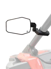 Kemimoto UTV Side Mirrors 1.65"-2" Roll bar Polaris RZR / Maverick X3                                     - B0106-11101BK - Image 9