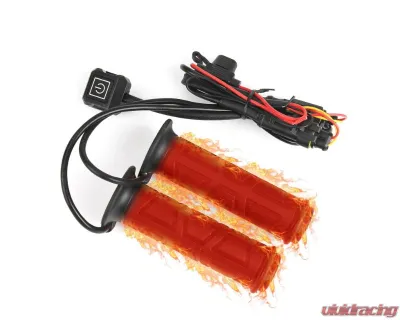 Kemimoto Universal 12V Handlebar Heated Grips Motorcycle / Bicycles / ATVs - B0106-12901BK