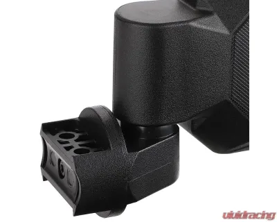 Kemimoto UTV Side Mirrors w/ 1.6" to 2" Roll Bar Cage / Adjustable&Breakaway Mirrors - B0106-13001BK